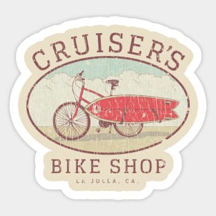 Cruiser's Bike Shop 1969 Sticker